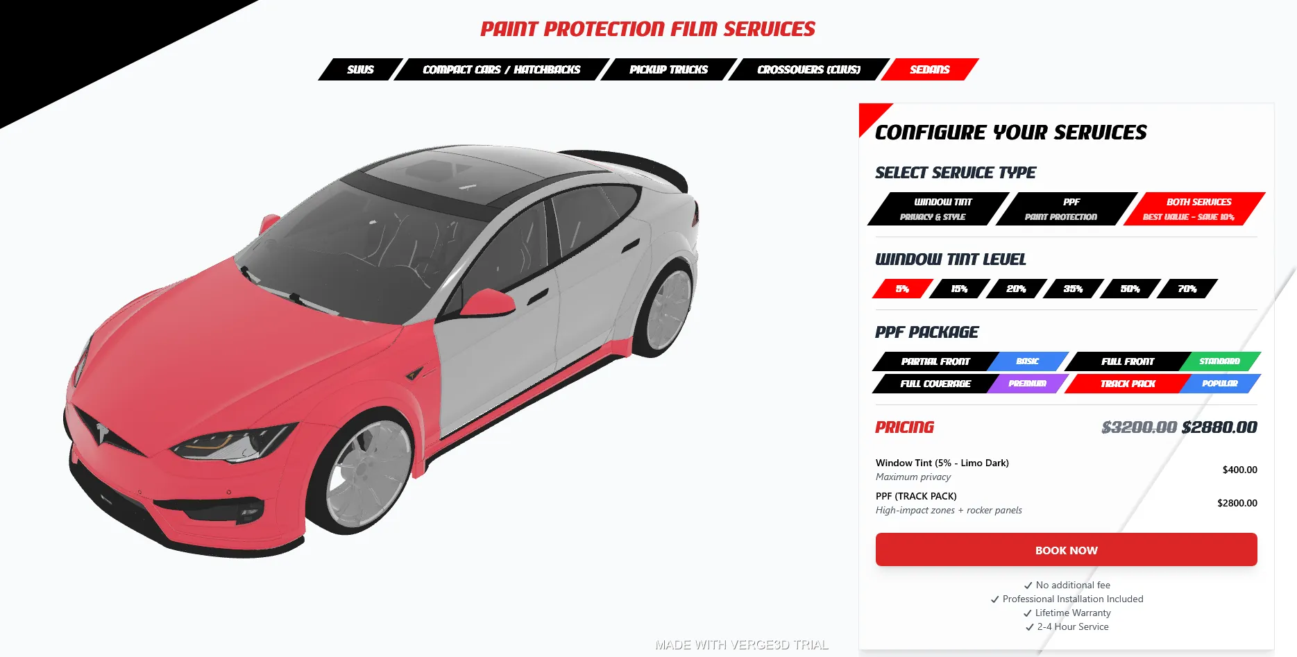 Diamond Shine Detail - 3D Car Visualization